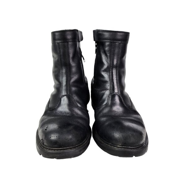 TCX  WP Motorcycle Boots Zip Up Ankle Men's USA Size 12 Black Waterproof‎ 10 - Picture 4 of 16